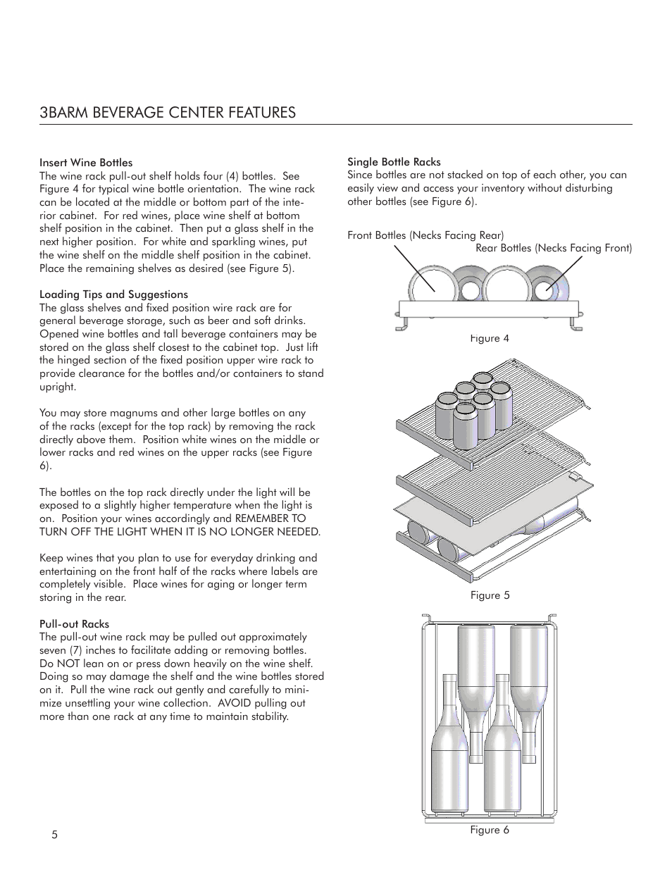 3barm beverage center features | Marvel Industries 3BARM User Manual | Page 6 / 12