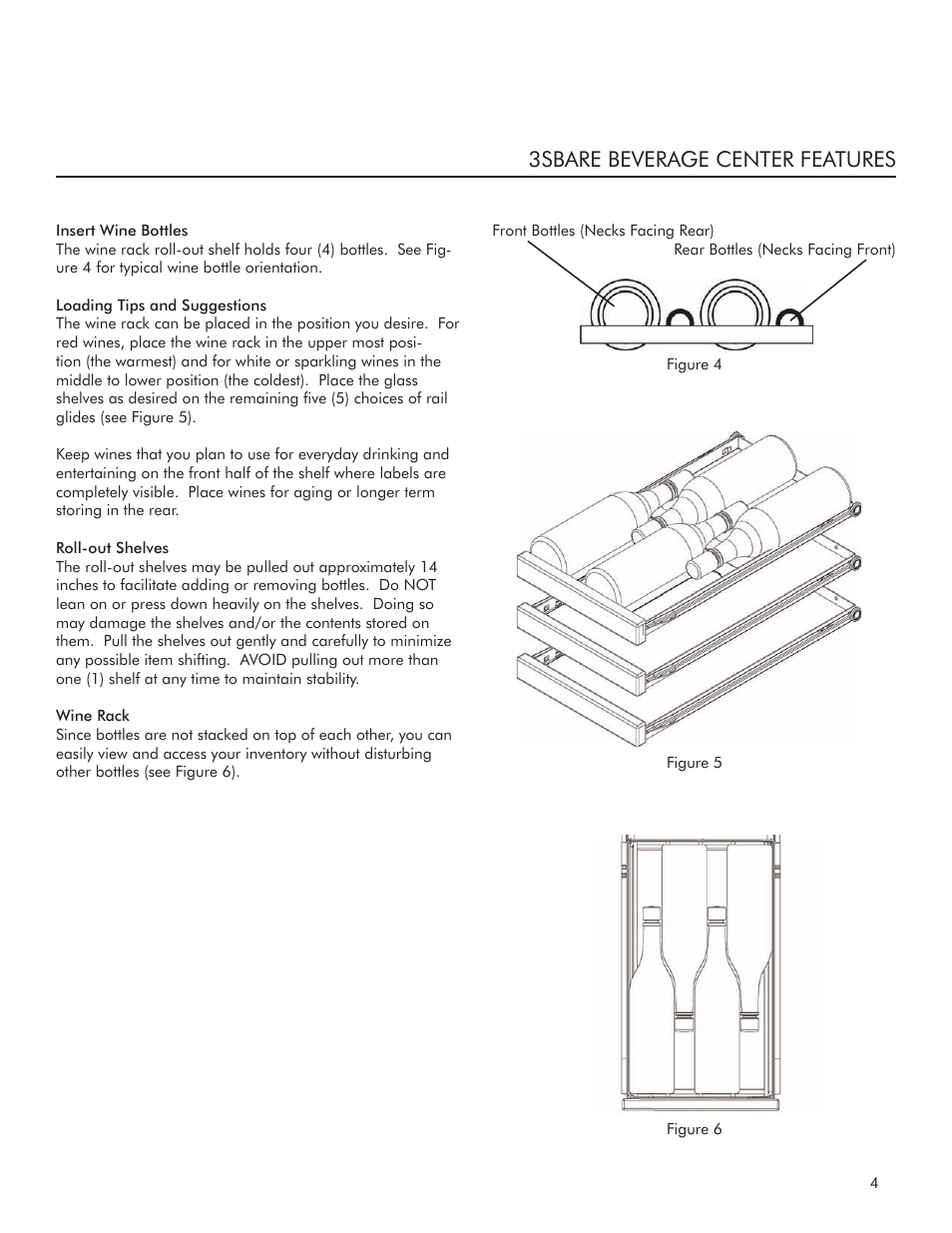 3sbare beverage center features | Marvel Industries 3SBARE User Manual | Page 5 / 12