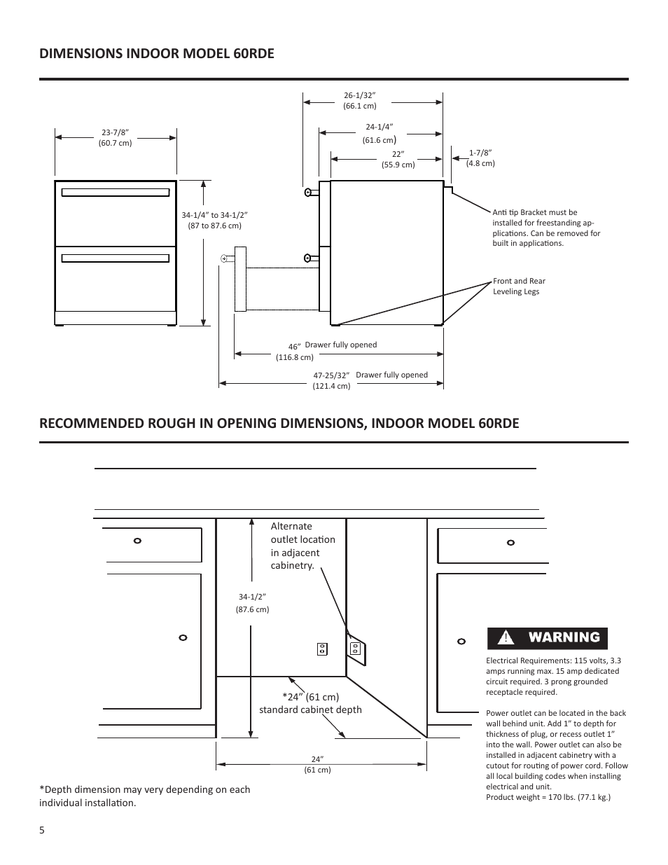 Marvel Industries 60RDE User Manual | Page 6 / 16