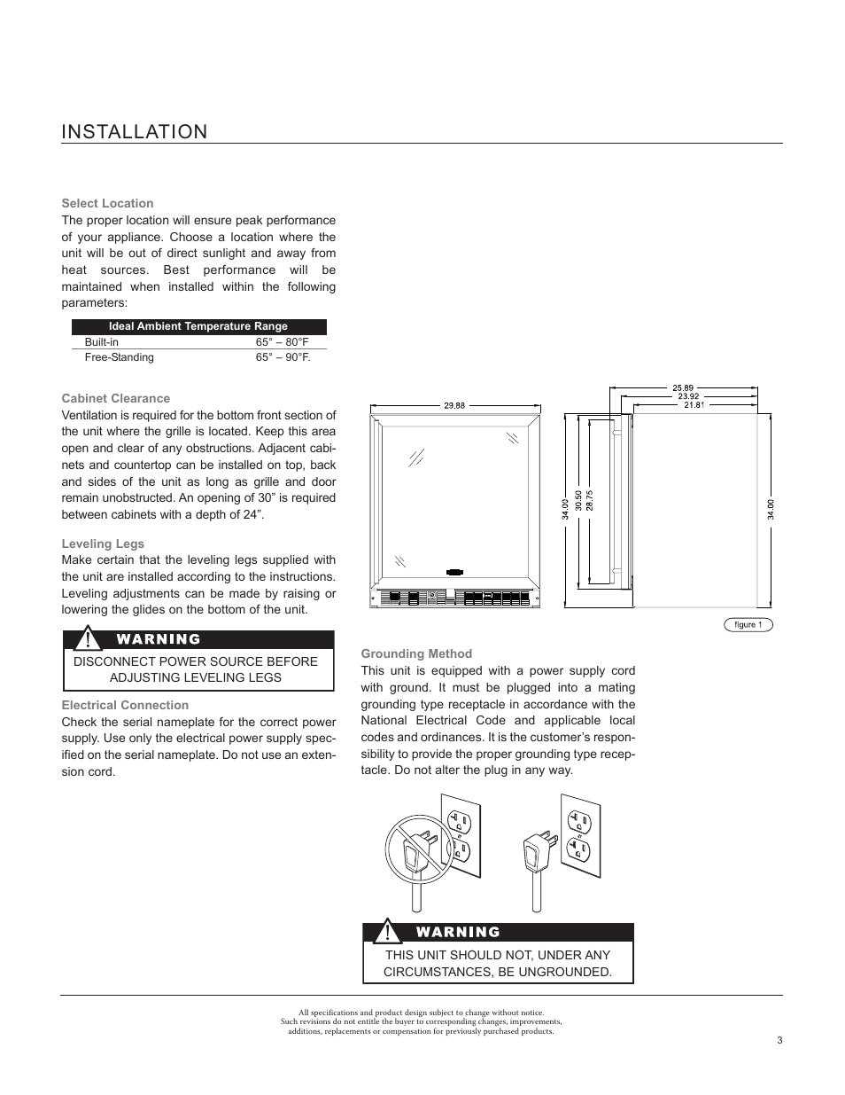 Installation | Marvel Industries 8SBAR User Manual | Page 3 / 12