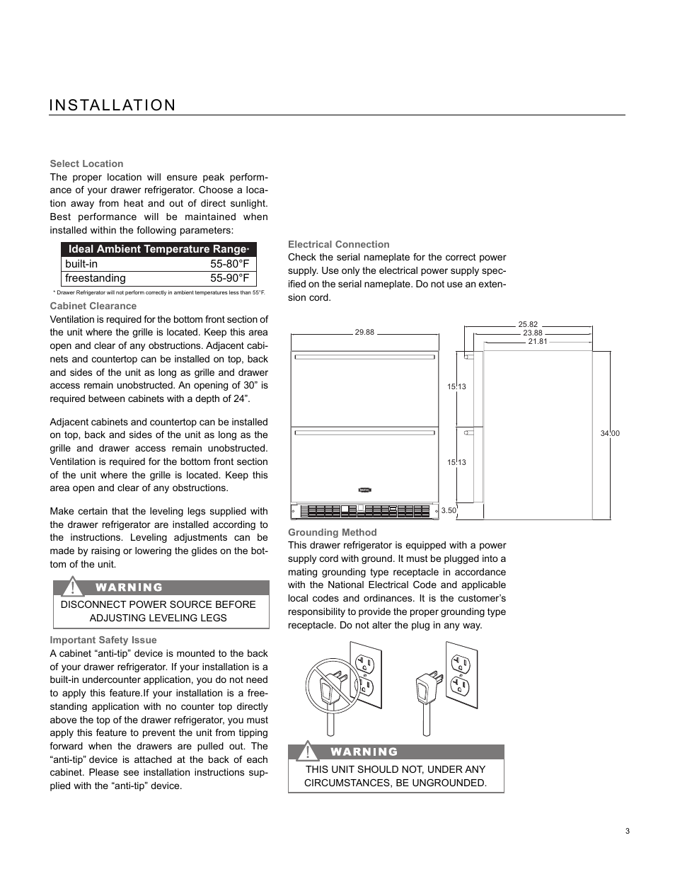 Installation | Marvel Industries 80RD User Manual | Page 3 / 12