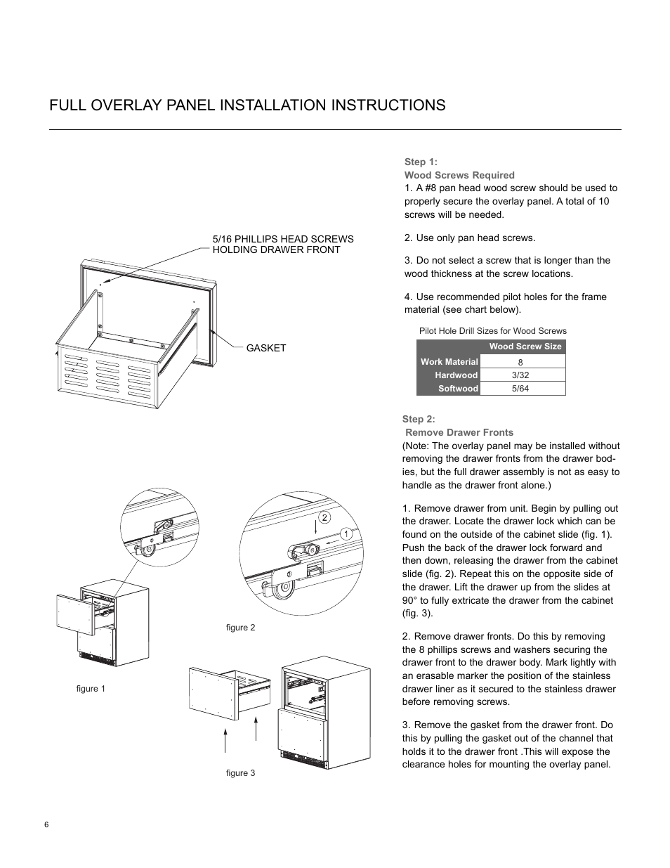 Full overlay panel installation instructions | Marvel Industries 80RD User Manual | Page 6 / 12