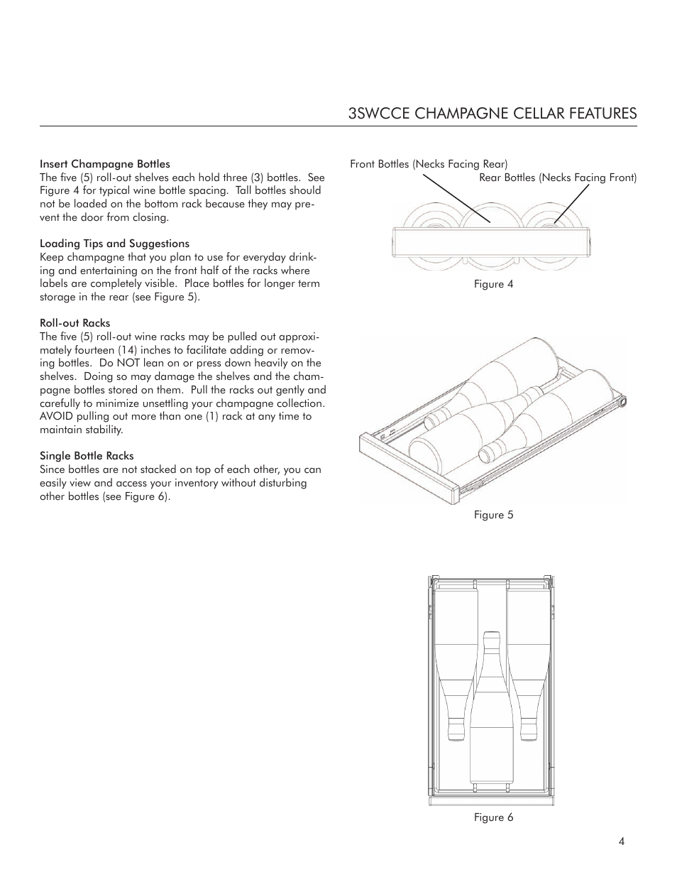 3swcce champagne cellar features | Marvel Industries Refrigerated Champagne Cellar 3SWCCE User Manual | Page 5 / 10