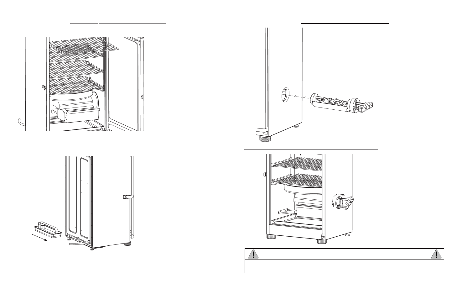 How to use wood chip loader, Caution, Assembly instructions continued | Masterbuilt 20070407 User Manual | Page 8 / 8