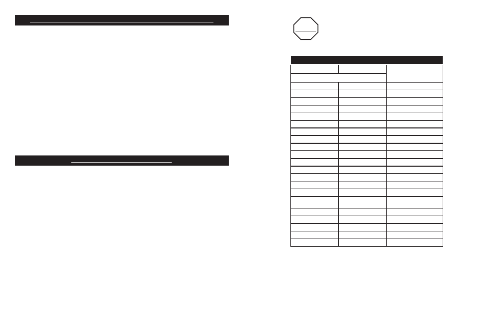 Stop, Replacement parts list | Masterbuilt 20042611 User Manual | Page 5 / 8
