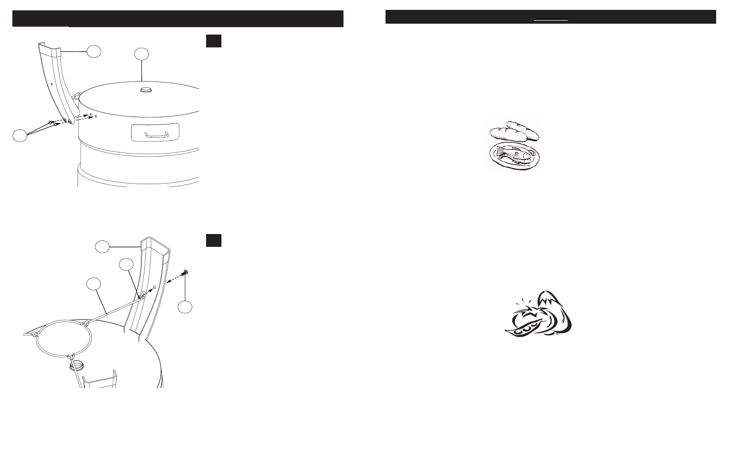 Assembly, Recipes | Masterbuilt 9010090017090317 User Manual | Page 6 / 8