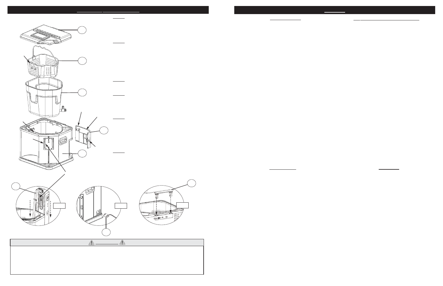 Assembly instructions, Caution, Recipes | Masterbuilt 20010109 User Manual | Page 4 / 8