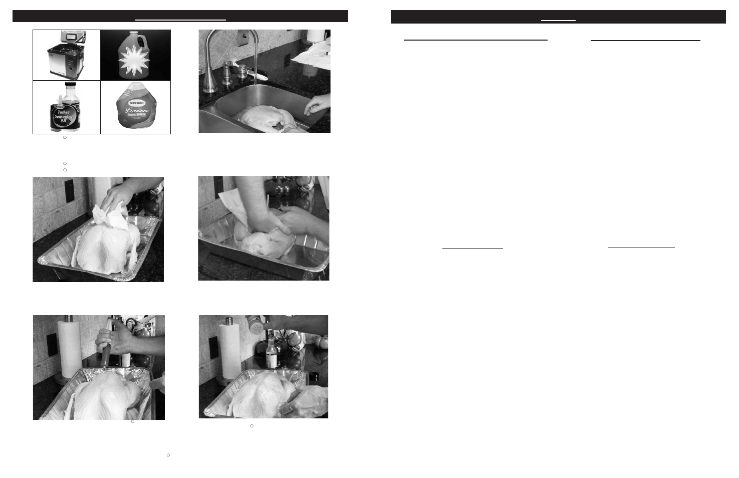 Turkey preparation, Recipes | Masterbuilt 20010109 User Manual | Page 6 / 8