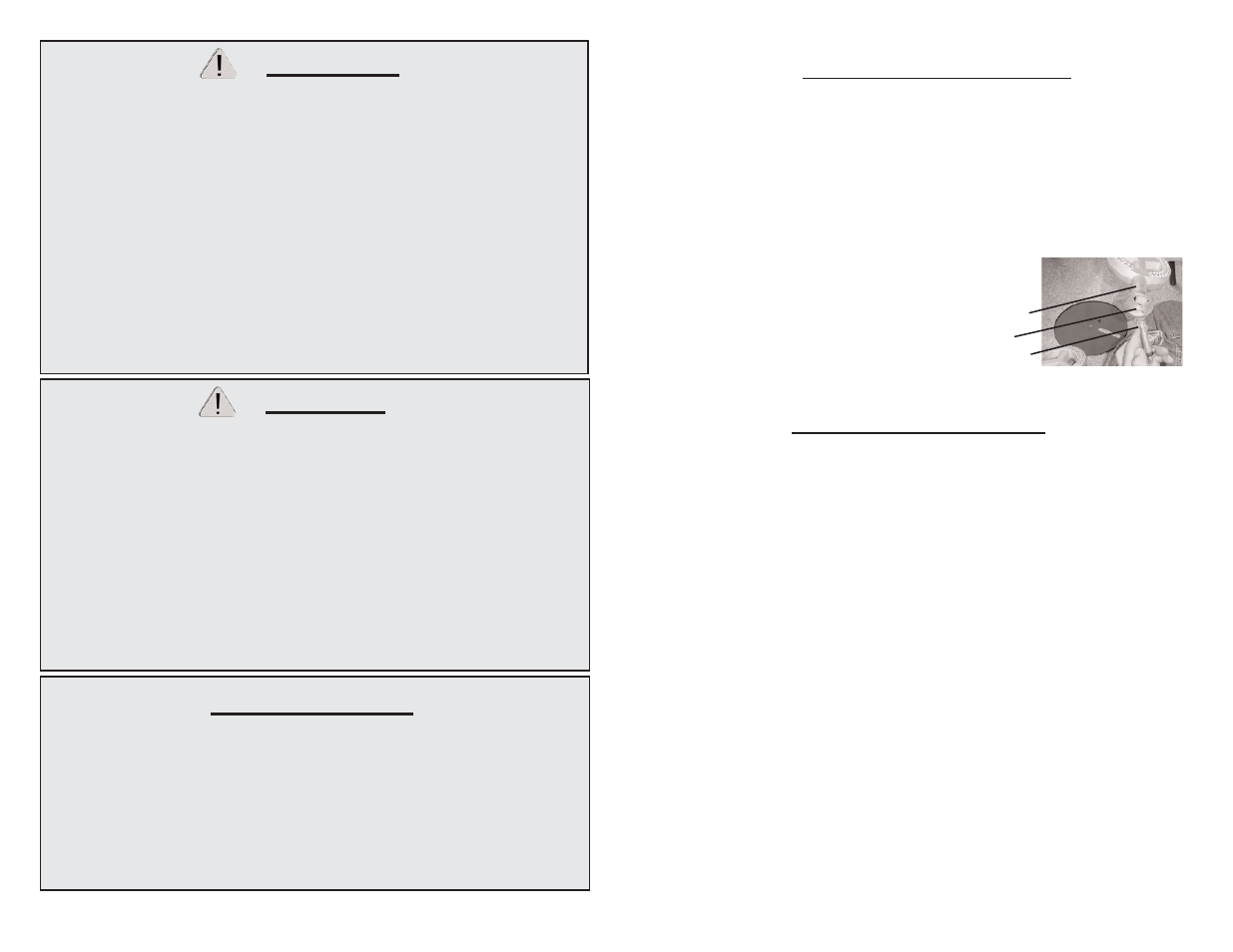 Warning, Danger for your safety, Gas cylinder storage, placement and filling | Gas cylinder storage and appliance check | Masterbuilt Outdoor LP Gas Double Cooker MDCL User Manual | Page 6 / 8