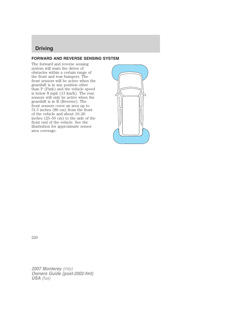 Forward and reverse sensing system | Mercury Mariner Hybrid 2007 User Manual | Page 220 / 312