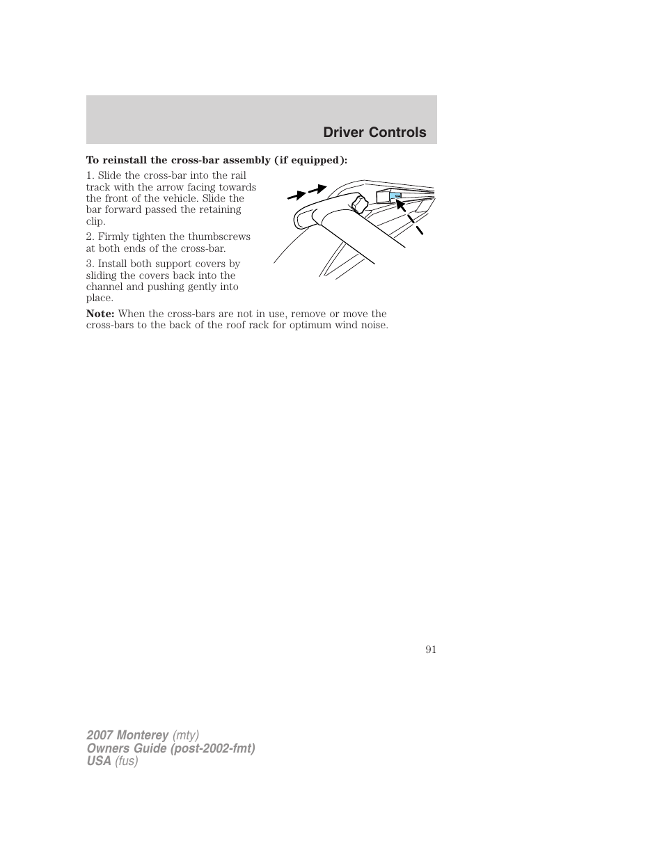Driver controls | Mercury Mariner Hybrid 2007 User Manual | Page 91 / 312