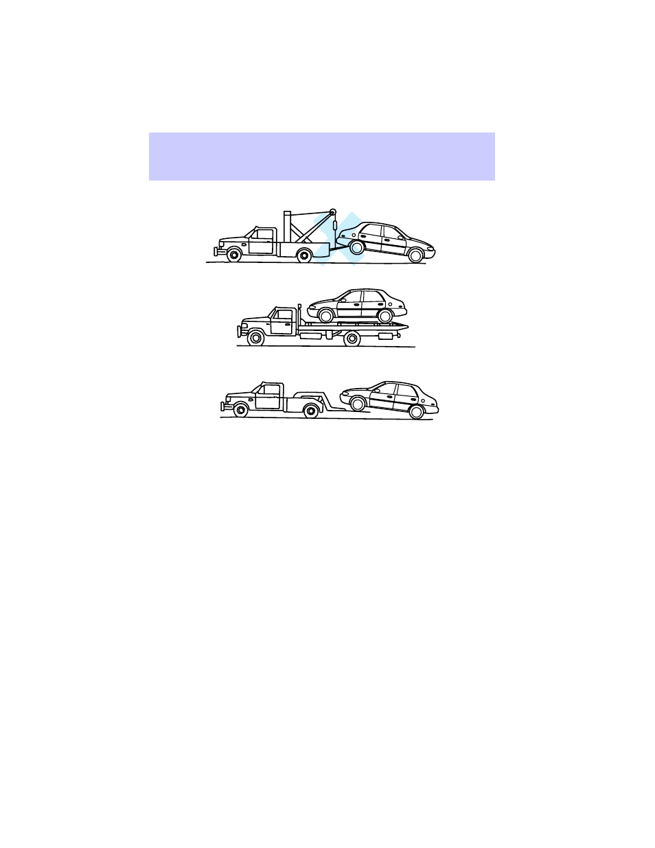 Roadside emergencies | Mercury Tracer 1997 User Manual | Page 123 / 192