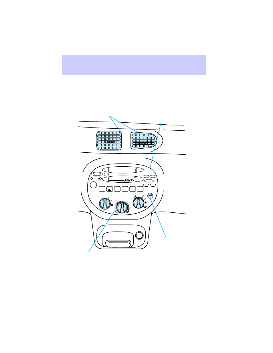 Instrumentation, If equipped with air conditioning | Mercury Tracer 1997 User Manual | Page 5 / 192