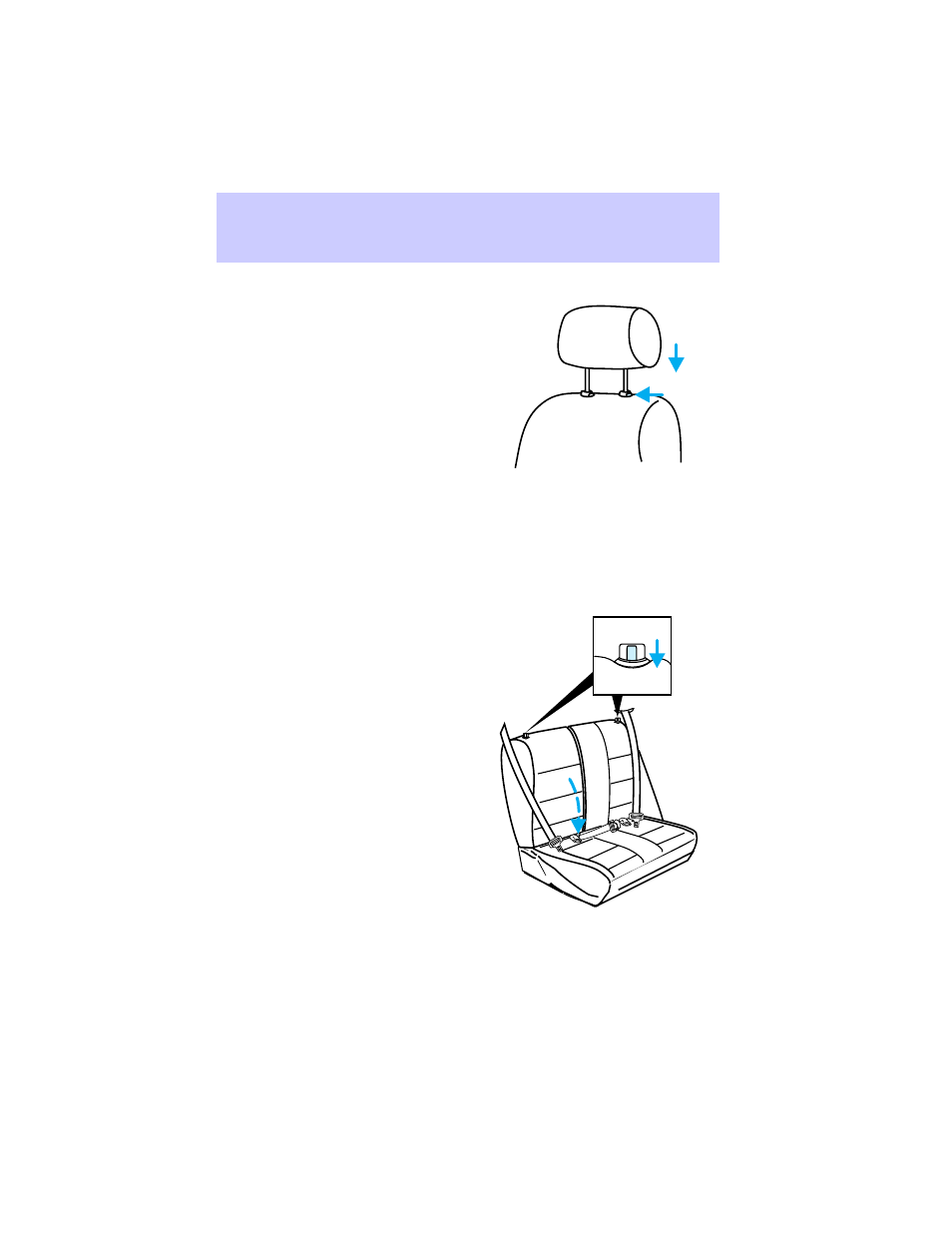 Seating and safety restraints | Mercury Tracer 1997 User Manual | Page 54 / 192