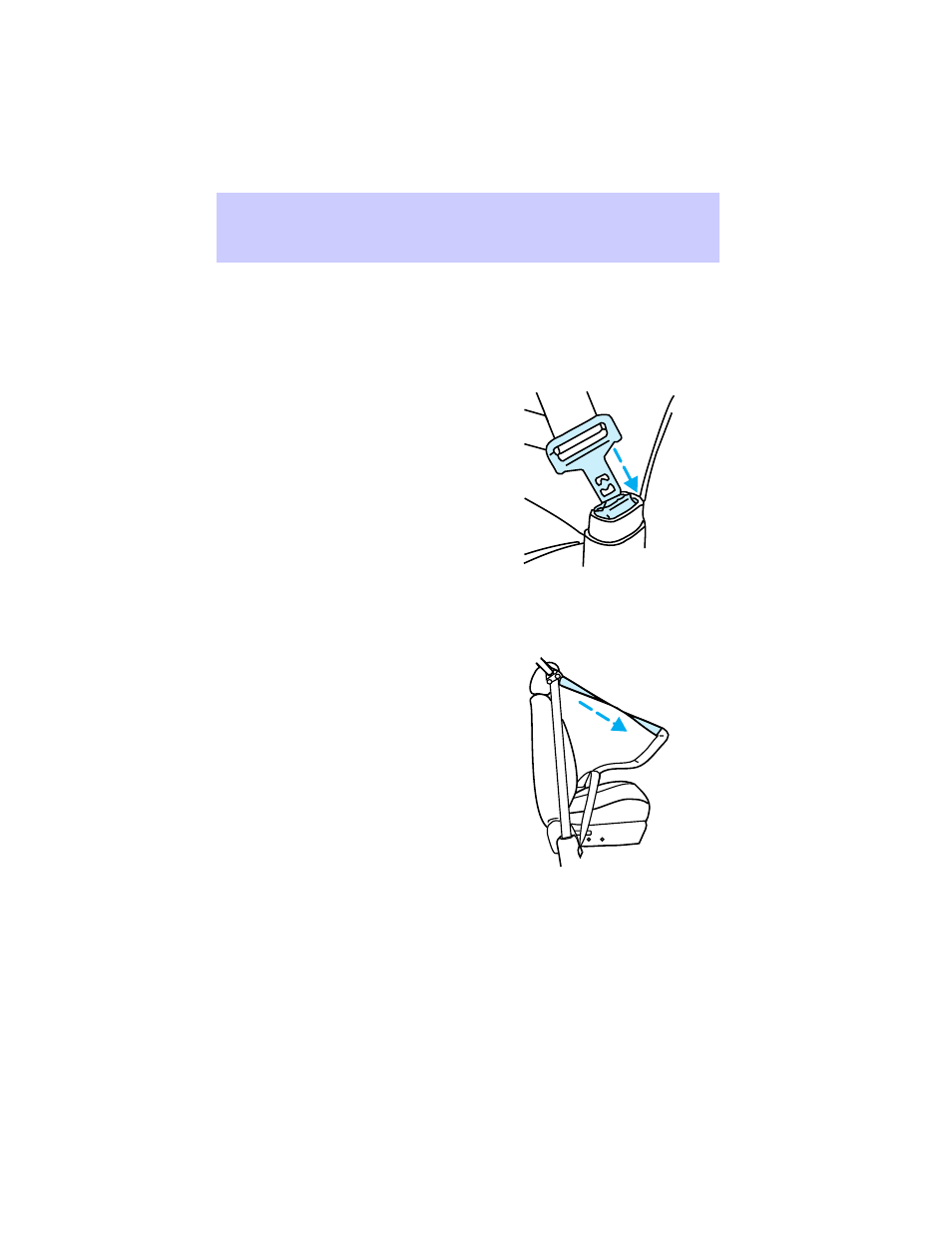 Seating and safety restraints | Mercury Tracer 1997 User Manual | Page 58 / 192
