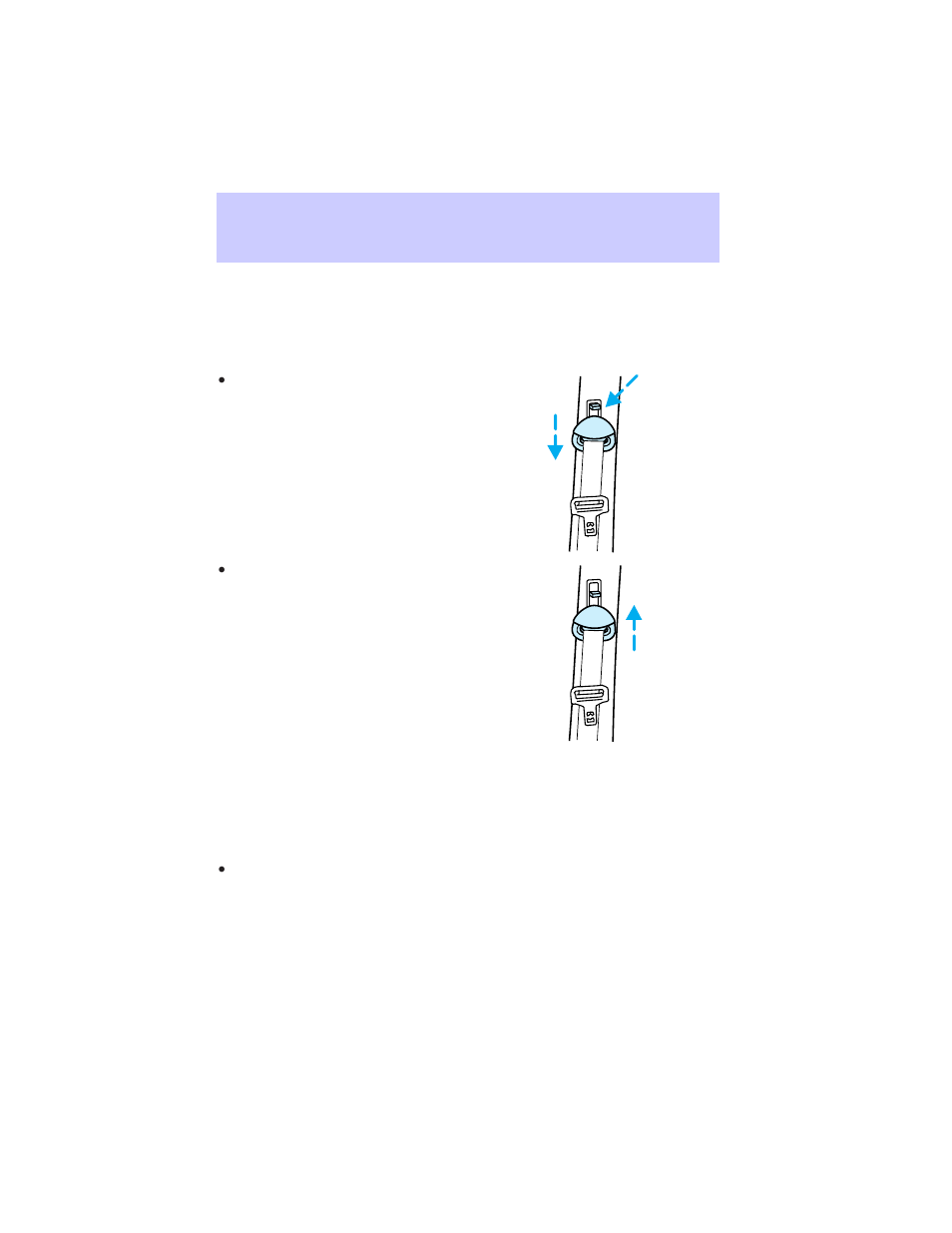 Seating and safety restraints | Mercury Tracer 1997 User Manual | Page 59 / 192