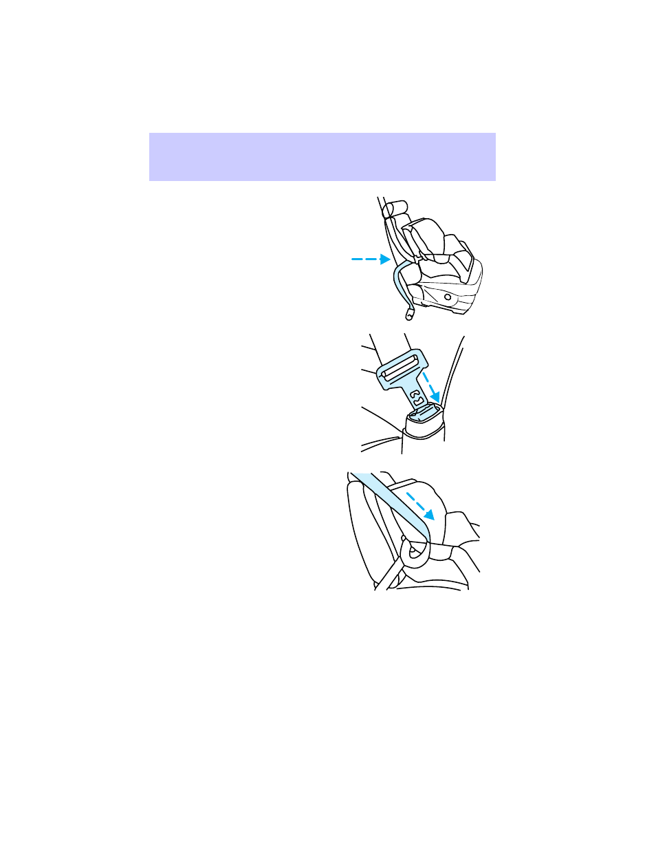 Seating and safety restraints | Mercury Tracer 1997 User Manual | Page 69 / 192