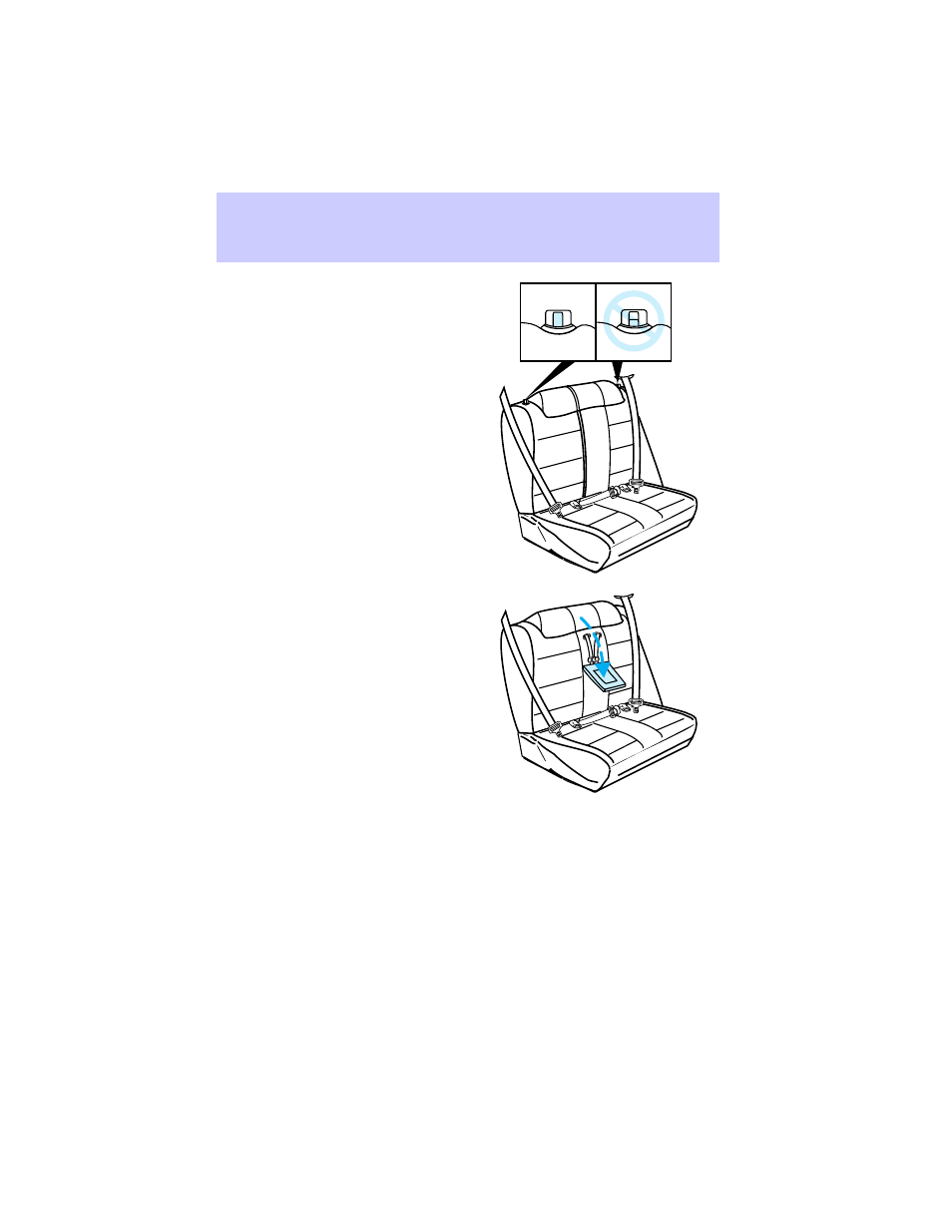 Seating and safety restraints | Mercury Tracer 1997 User Manual | Page 76 / 192