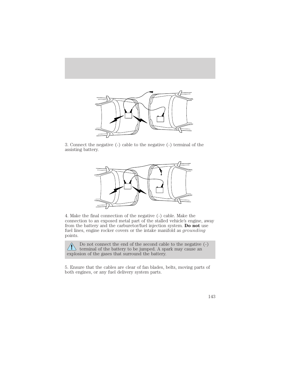 Roadside emergencies | Mercury Sable 2000 User Manual | Page 143 / 232