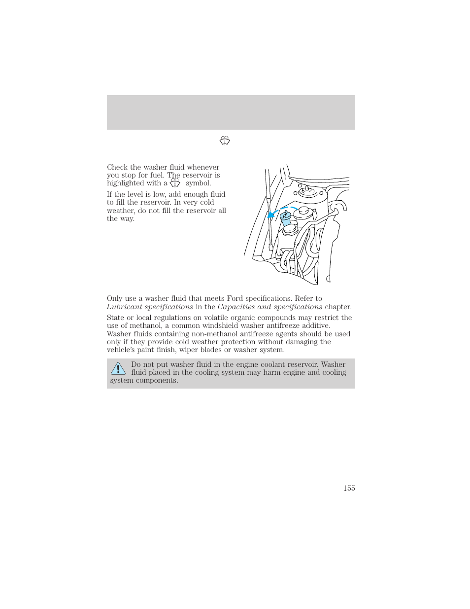 Maintenance and care | Mercury Sable 2000 User Manual | Page 155 / 232