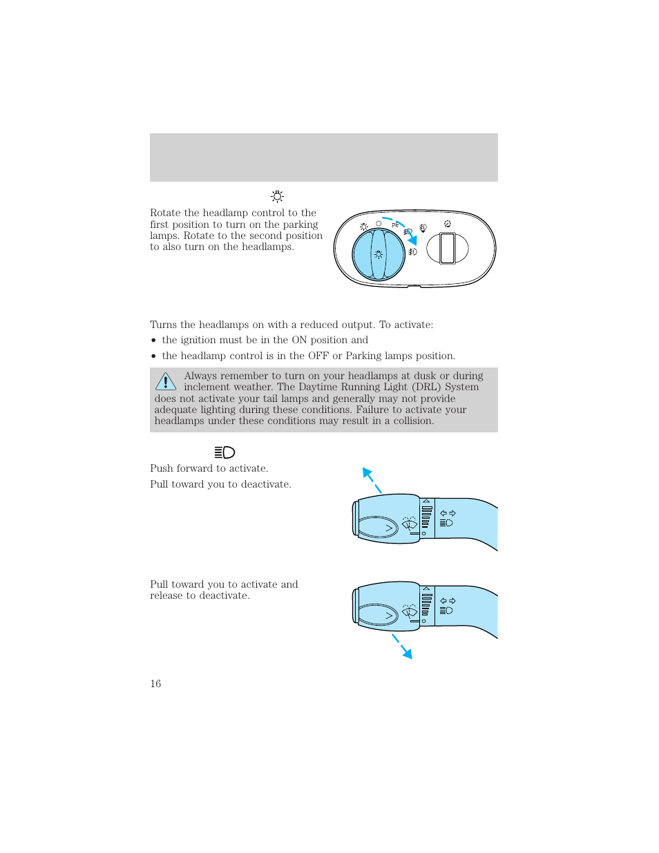 Controls and features | Mercury Sable 2000 User Manual | Page 16 / 232