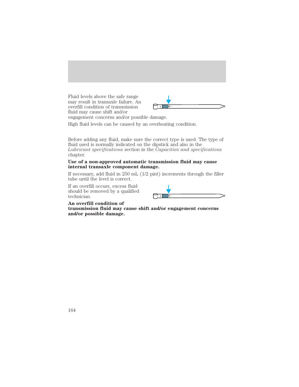 Maintenance and care | Mercury Sable 2000 User Manual | Page 164 / 232