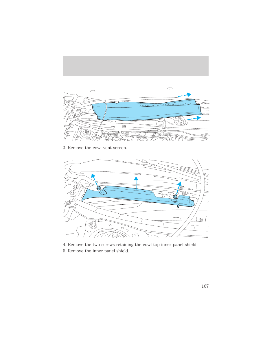 Maintenance and care | Mercury Sable 2000 User Manual | Page 167 / 232