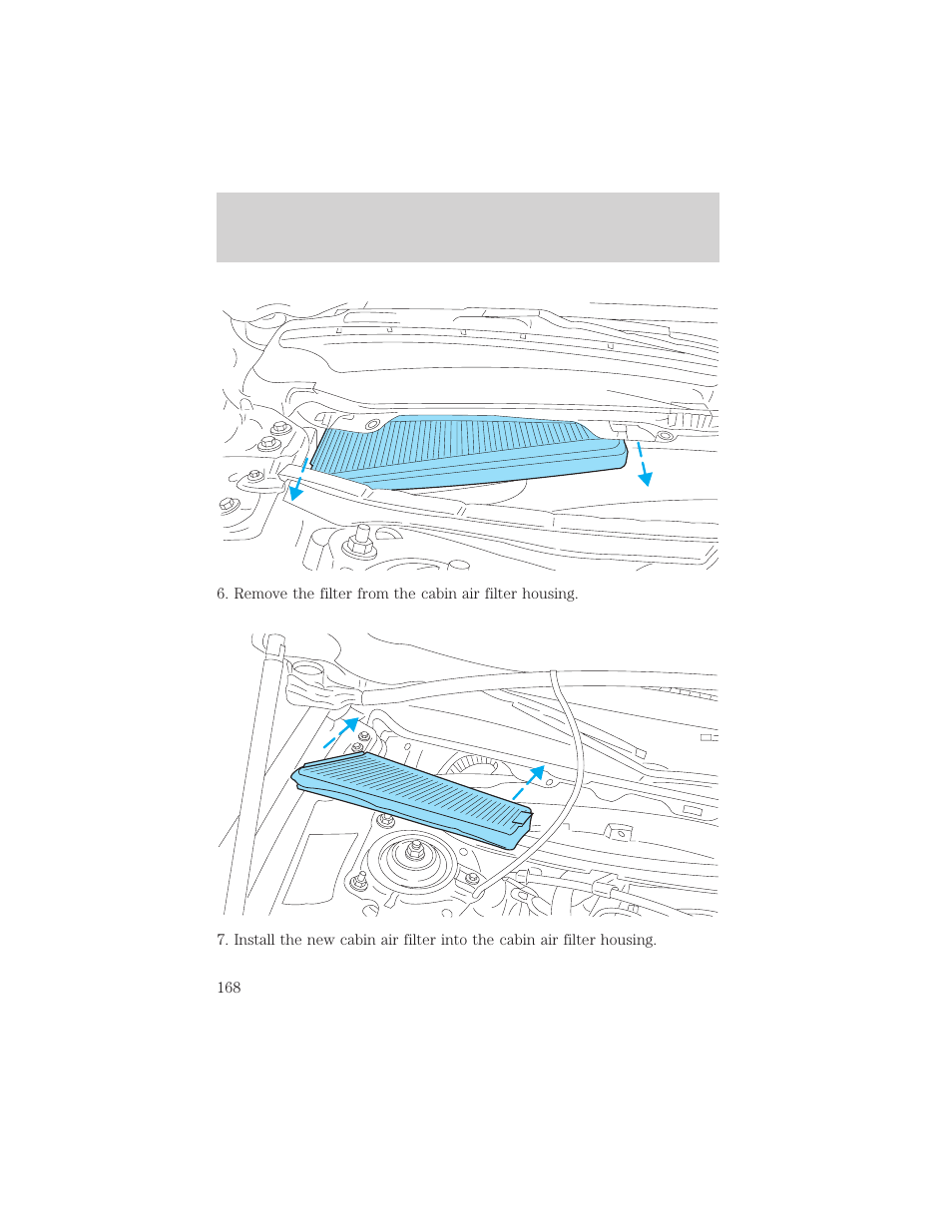 Maintenance and care | Mercury Sable 2000 User Manual | Page 168 / 232