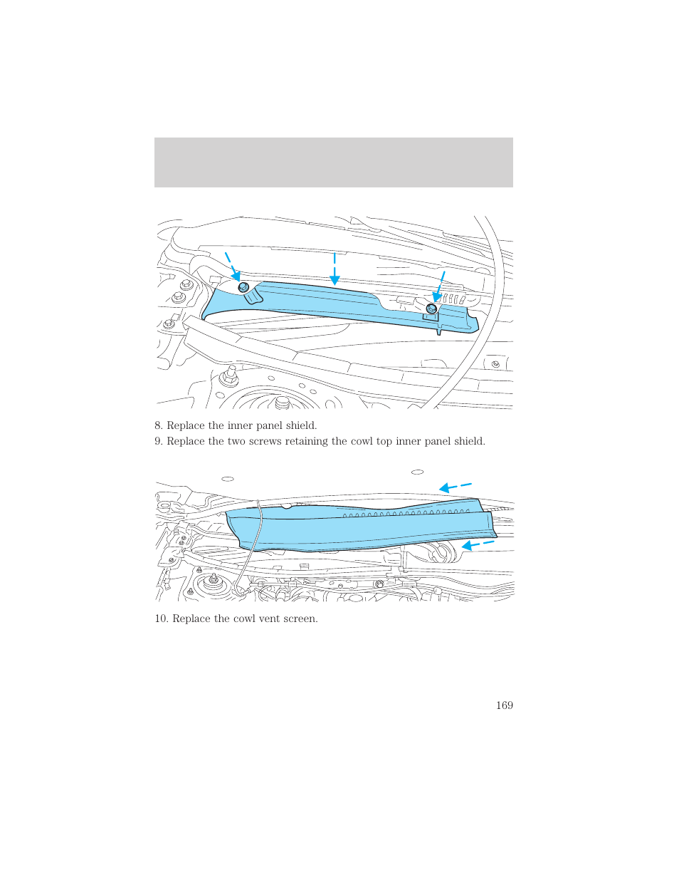 Maintenance and care | Mercury Sable 2000 User Manual | Page 169 / 232