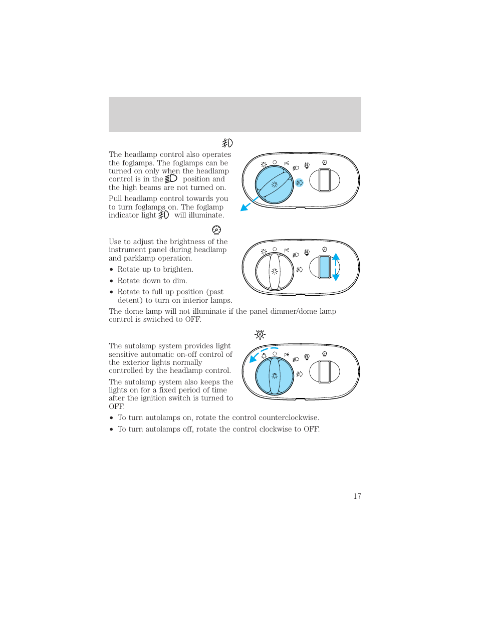 Controls and features | Mercury Sable 2000 User Manual | Page 17 / 232