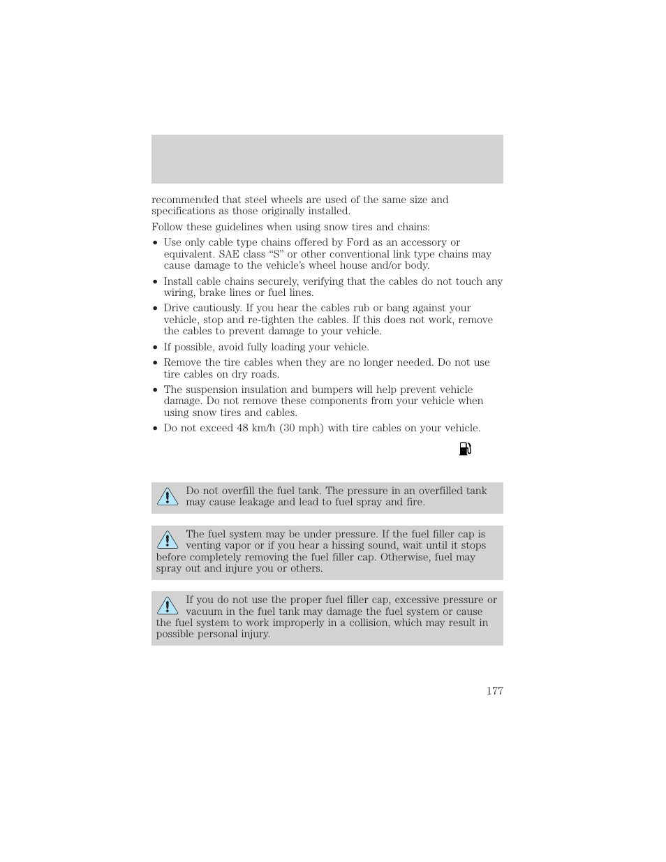Maintenance and care | Mercury Sable 2000 User Manual | Page 177 / 232