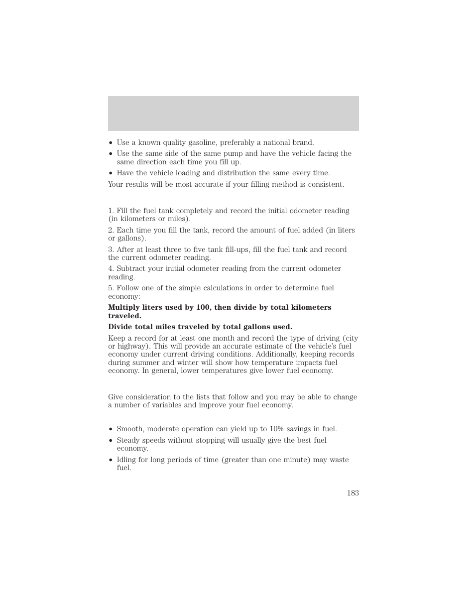 Maintenance and care | Mercury Sable 2000 User Manual | Page 183 / 232