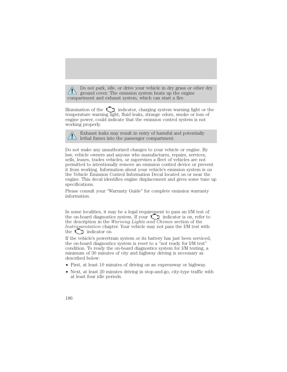 Maintenance and care | Mercury Sable 2000 User Manual | Page 186 / 232