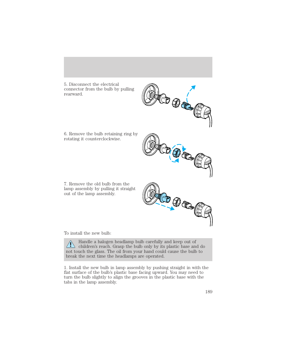 Maintenance and care | Mercury Sable 2000 User Manual | Page 189 / 232