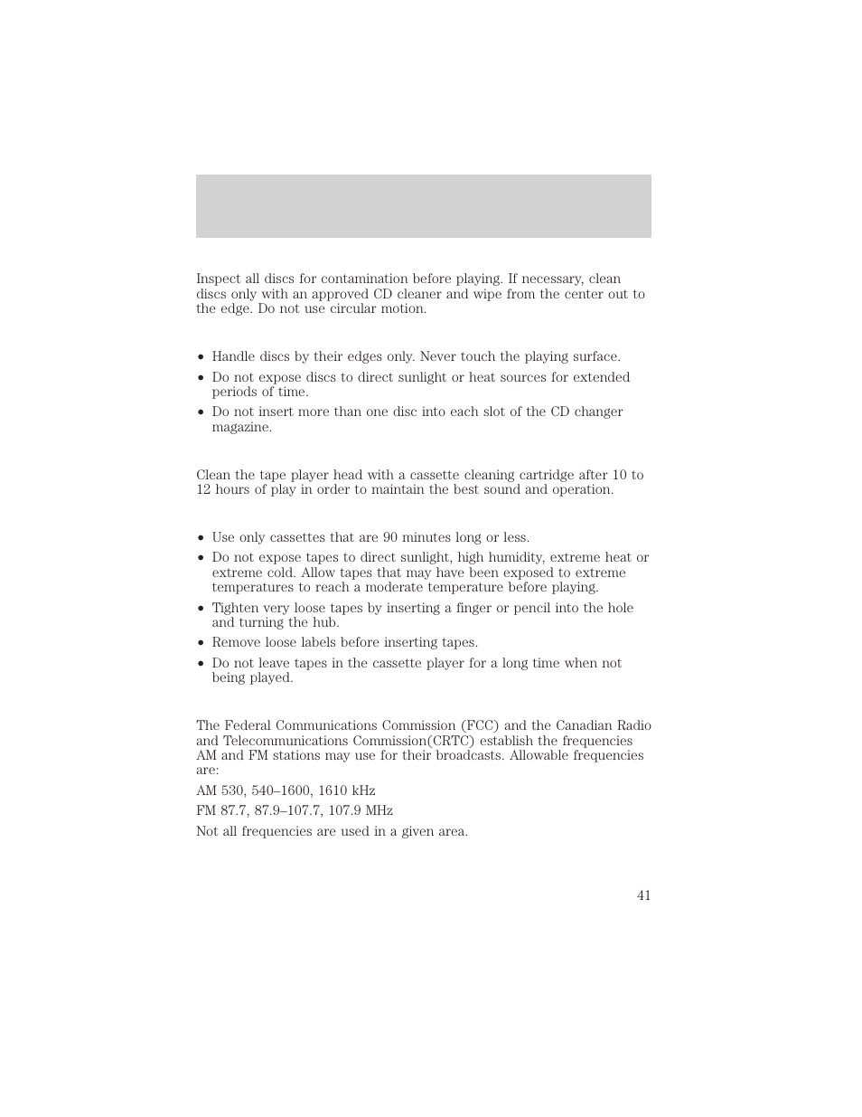 Controls and features | Mercury Sable 2000 User Manual | Page 41 / 232