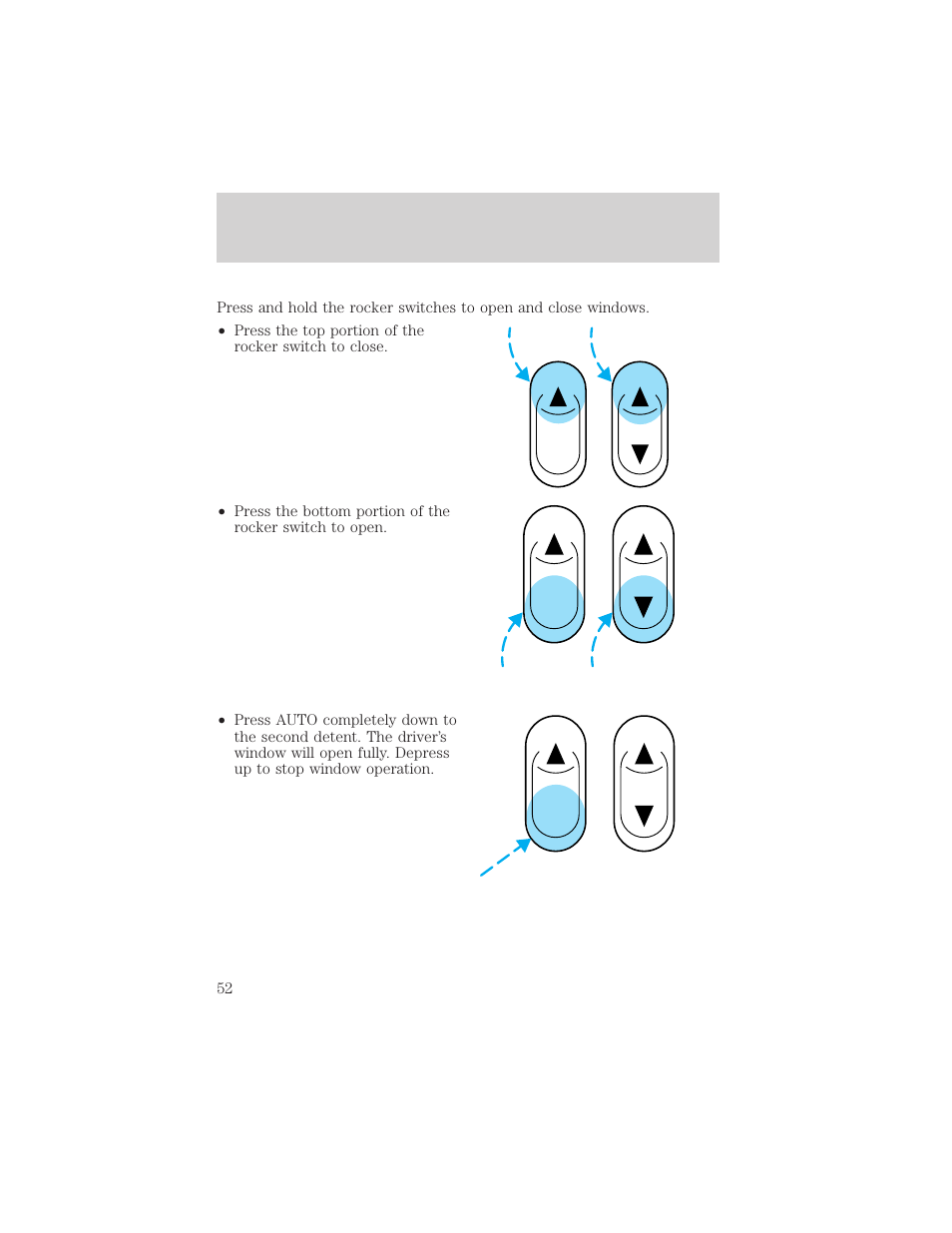 Controls and features | Mercury Sable 2000 User Manual | Page 52 / 232