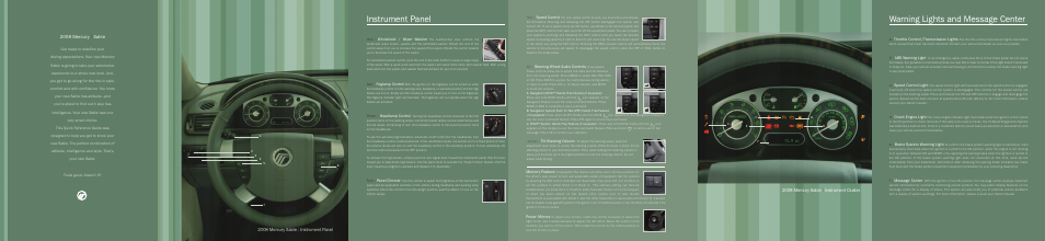 Mercury Mariner 2008 User Manual | 2 pages