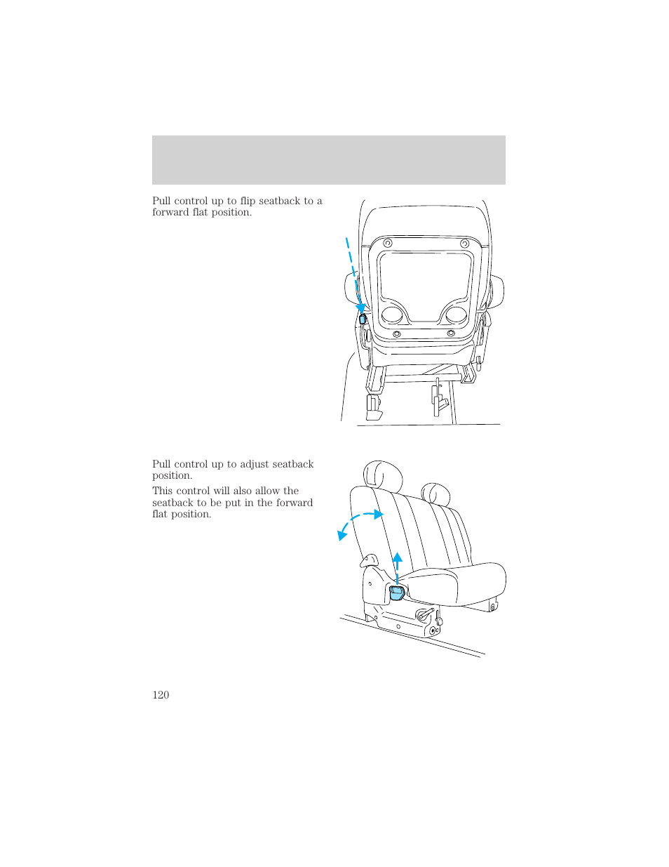 Seating and safety restraints | Mercury 1999 Villager User Manual | Page 120 / 264