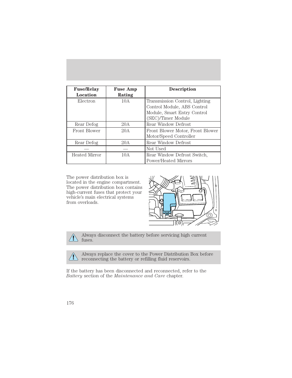 Roadside emergencies | Mercury 1999 Villager User Manual | Page 176 / 264