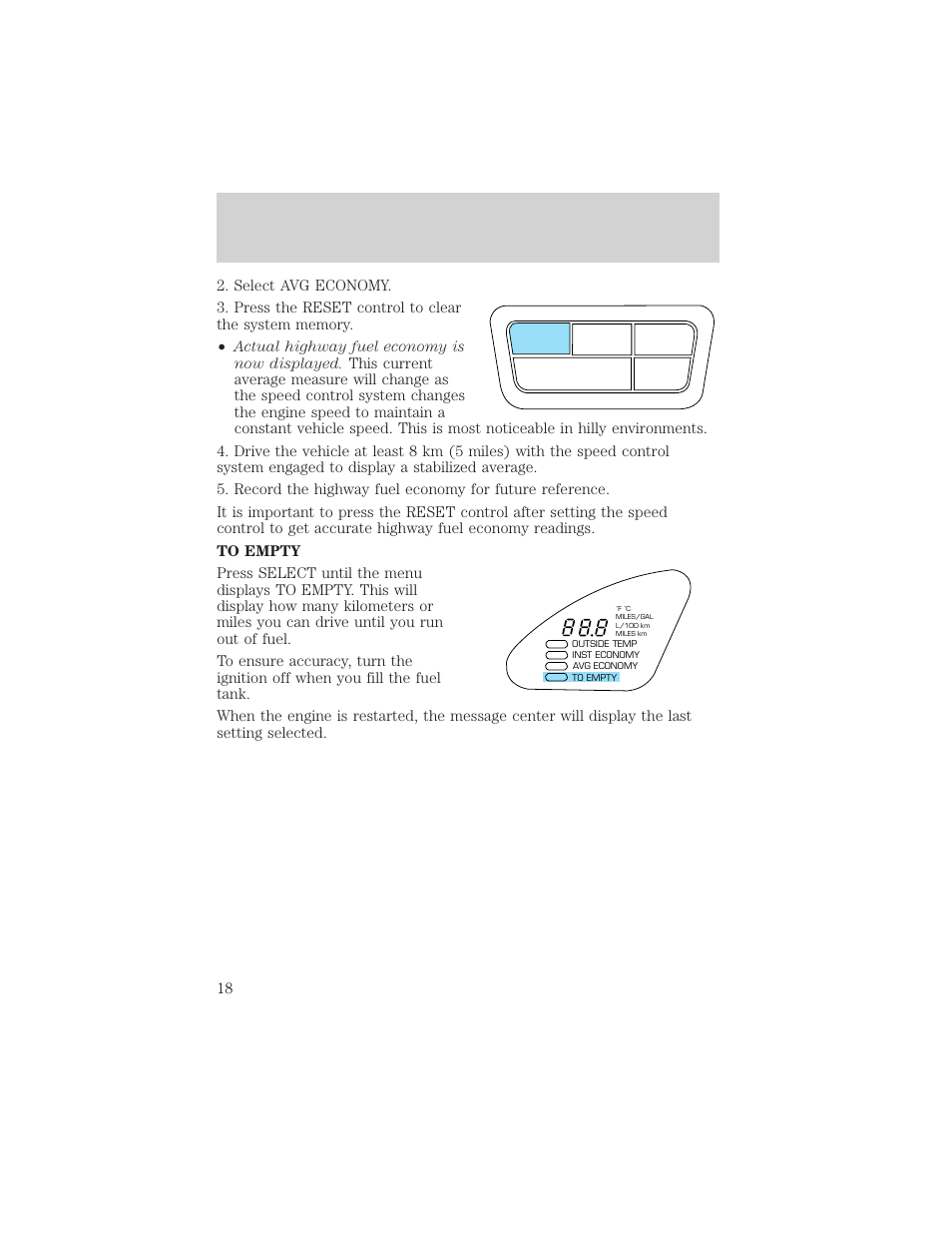 Instrumentation | Mercury 1999 Villager User Manual | Page 18 / 264