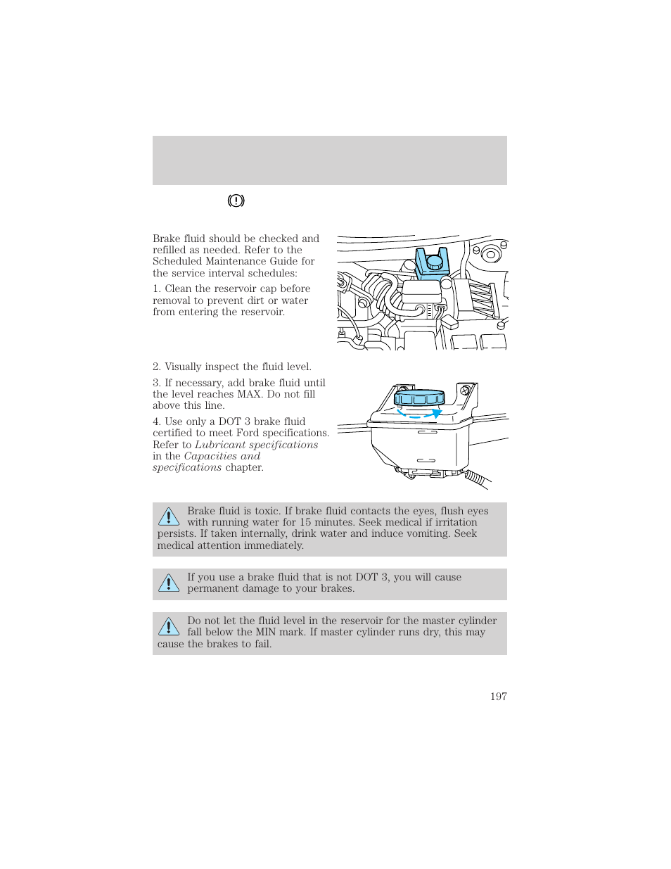 Maintenance and care | Mercury 1999 Villager User Manual | Page 197 / 264