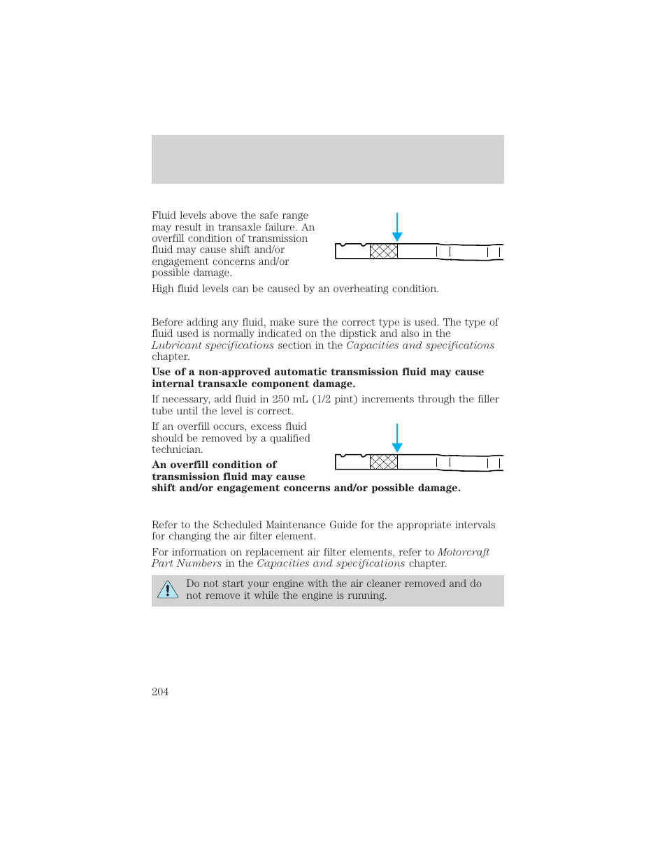 Maintenance and care | Mercury 1999 Villager User Manual | Page 204 / 264