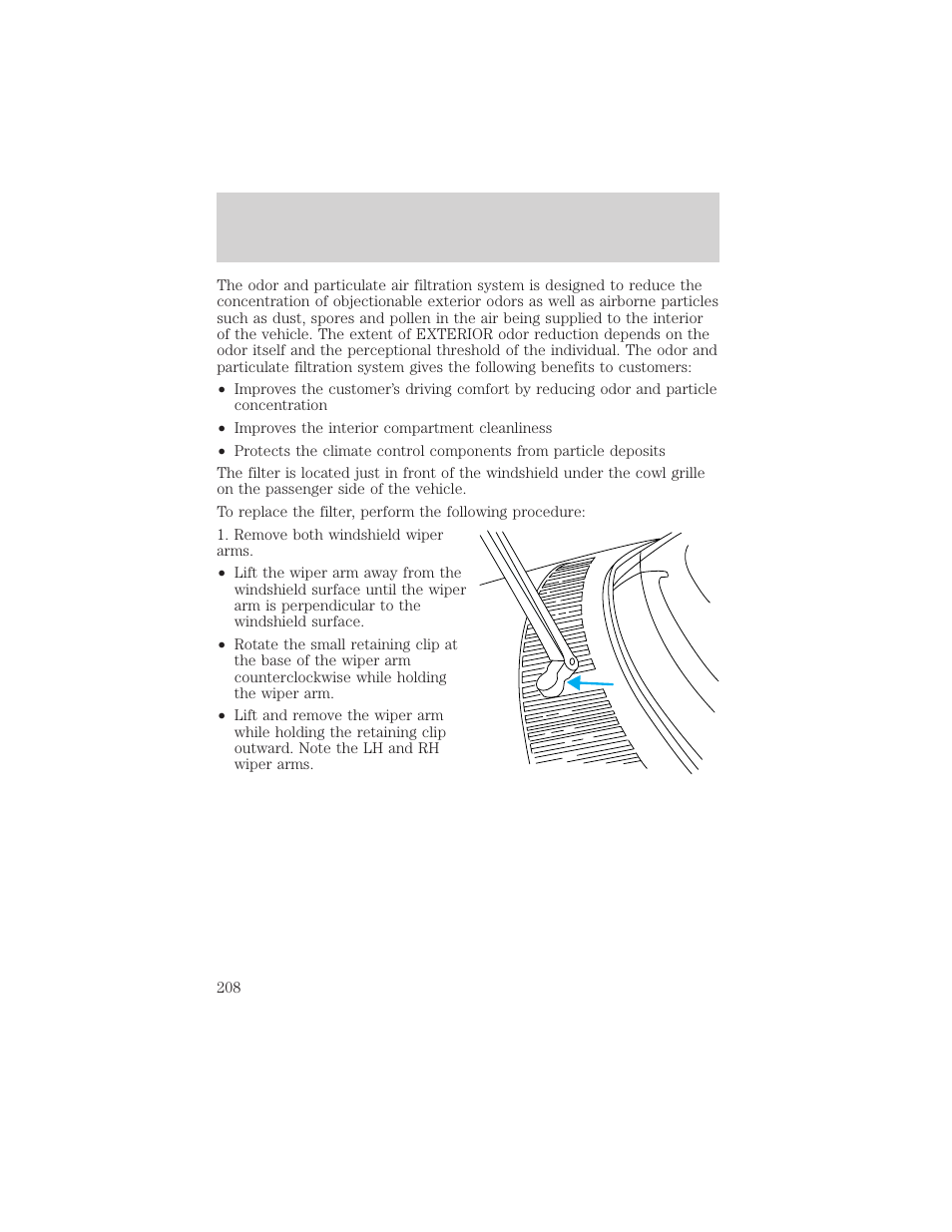 Maintenance and care | Mercury 1999 Villager User Manual | Page 208 / 264