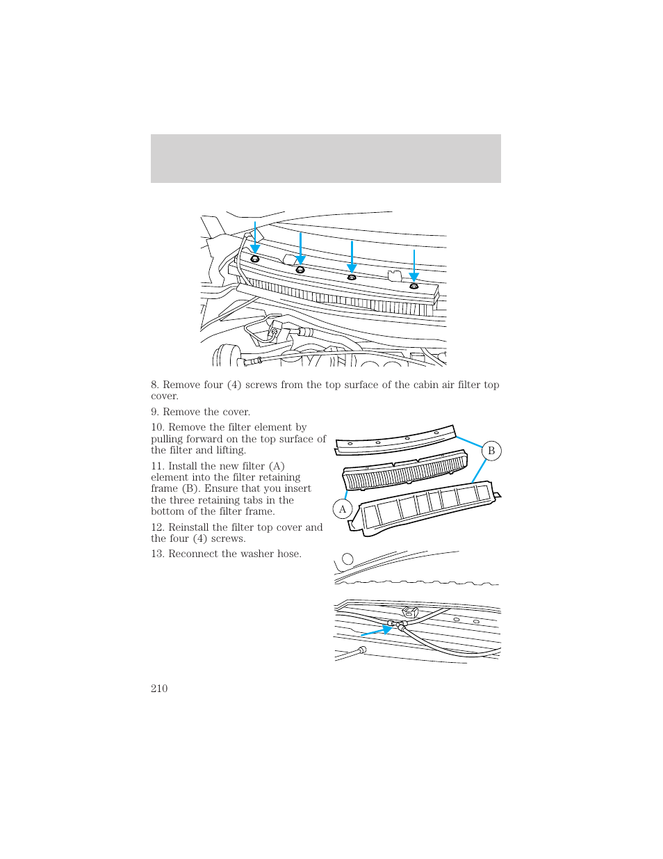 Maintenance and care | Mercury 1999 Villager User Manual | Page 210 / 264