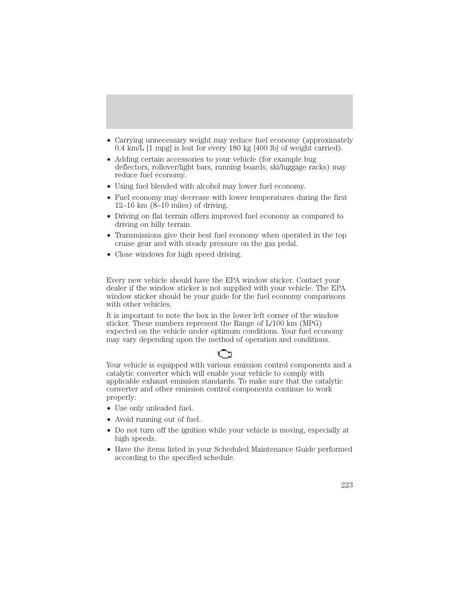 Maintenance and care | Mercury 1999 Villager User Manual | Page 223 / 264