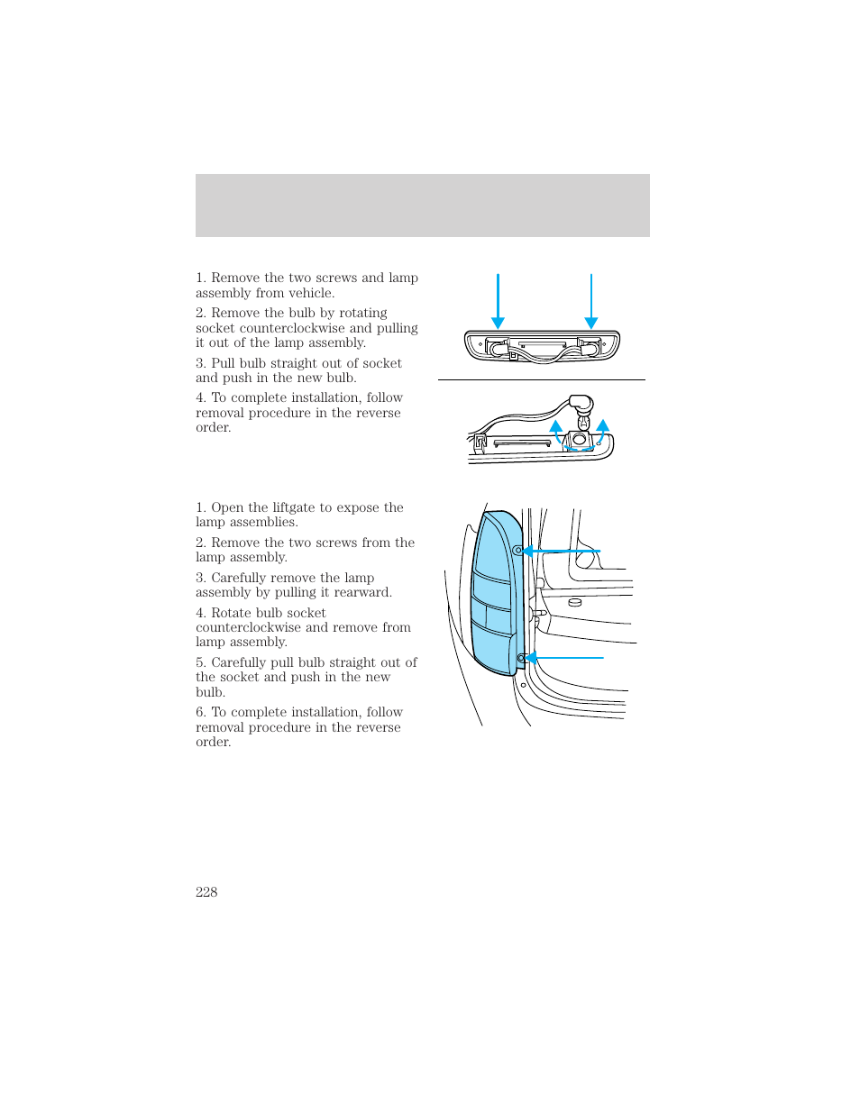 Maintenance and care | Mercury 1999 Villager User Manual | Page 228 / 264