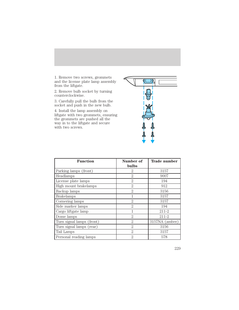 Maintenance and care | Mercury 1999 Villager User Manual | Page 229 / 264