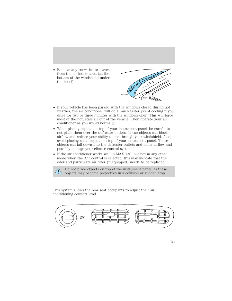 Controls and features | Mercury 1999 Villager User Manual | Page 25 / 264