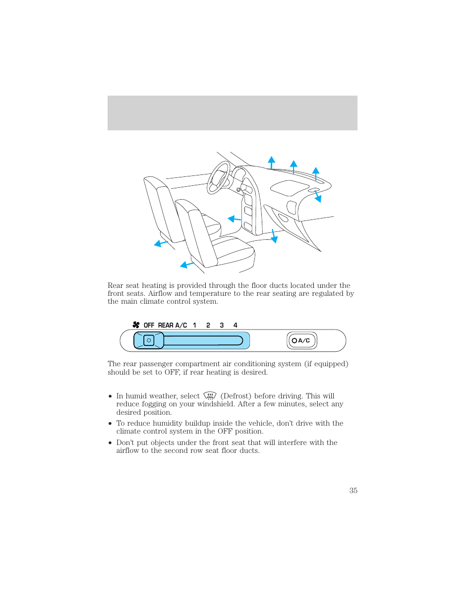 Controls and features | Mercury 1999 Villager User Manual | Page 35 / 264