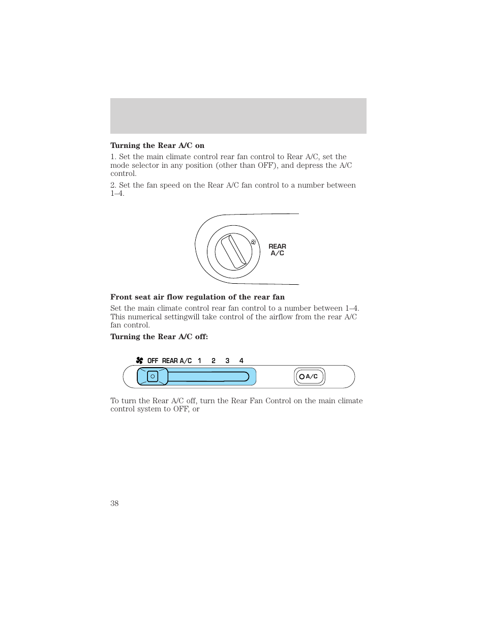 Controls and features | Mercury 1999 Villager User Manual | Page 38 / 264